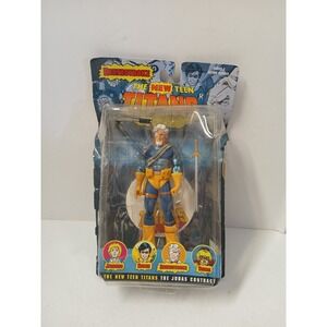 DC Direct Toys Teen Titans Unmasked Deathstroke 7" Figure =SEALED= DMG Pkg